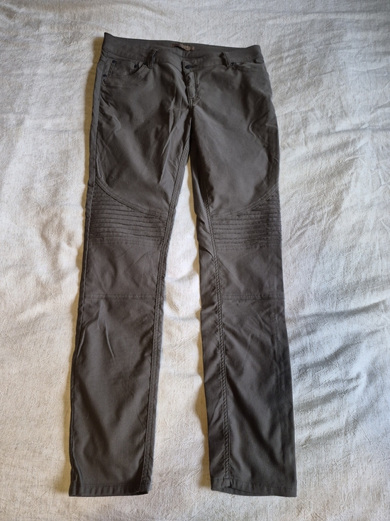 Prana Pants - Prana Slim Moto-Style Stretch Pants in Olive